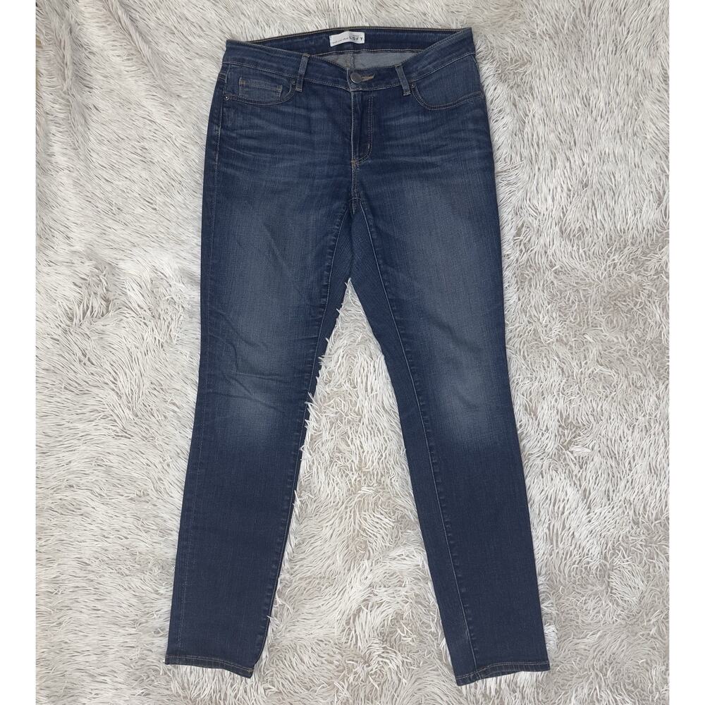 Ann Taylor LOFT Size 27/4 Curvy Skinny Jeans Low Rise Stretch 29.5” Ins Womens - Picture 2 of 11
